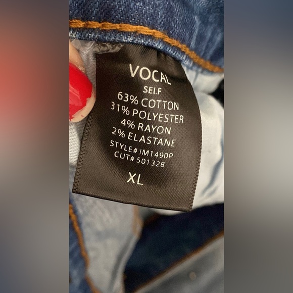 Vocal Denim Jeans with Rhinestone - Picture 6 of 6